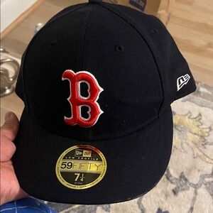 New Era Black and Red 59FIFTY Cap